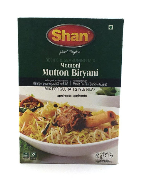 Shan - Memoni Mutton Biryani - 60gm - apniroots Grocery