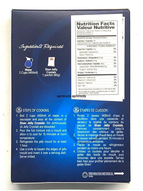 SHAN ORANGE JELLY 80GM - apniroots Grocery