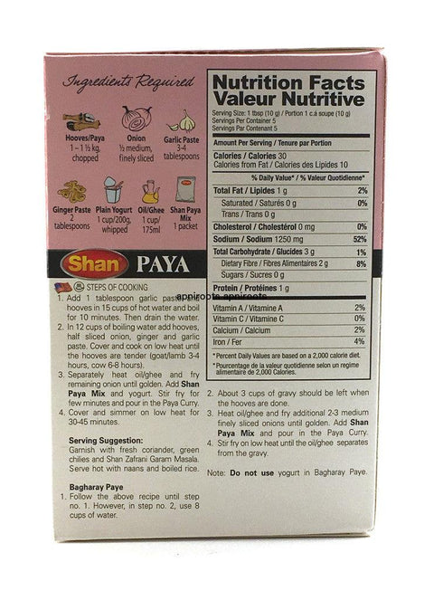 Shan - Paya - 50gm - apniroots Grocery