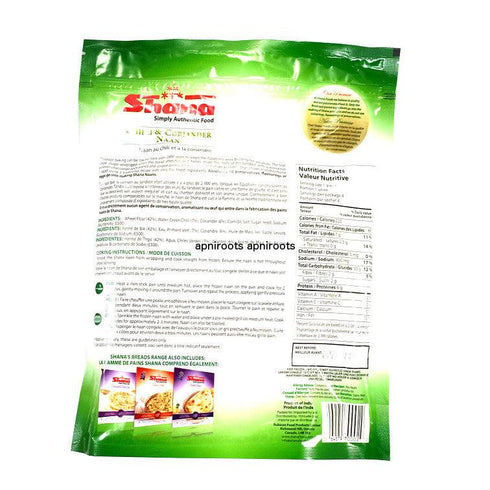 Shana - Chilli & Coriander Naan - 300gm 4 - apniroots Grocery