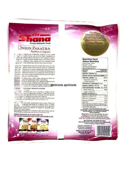 SHANA ONION PARATHA - apniroots Grocery