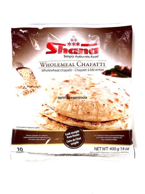 SHANA WHOILEWHEAT CHAPATI 400G - apniroots Grocery