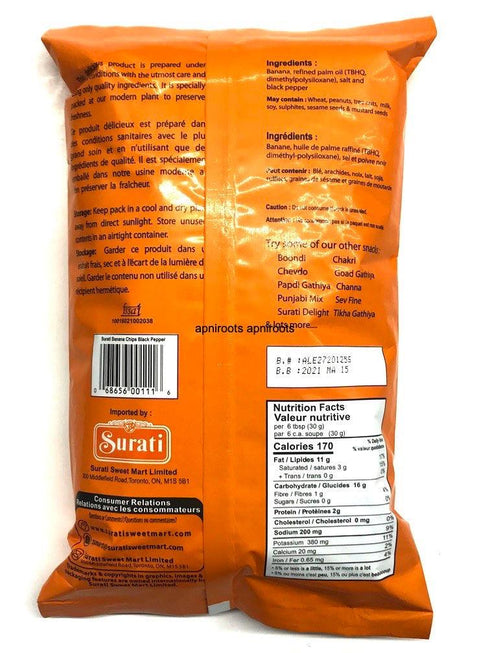 SURATI BLACK PEPPER BANANA CHI - apniroots Grocery