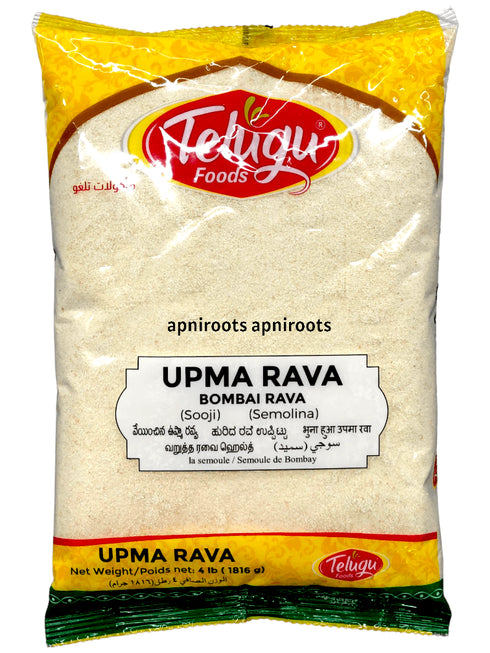 TELUGU UPMA RAVA-4LBS - apniroots Grocery