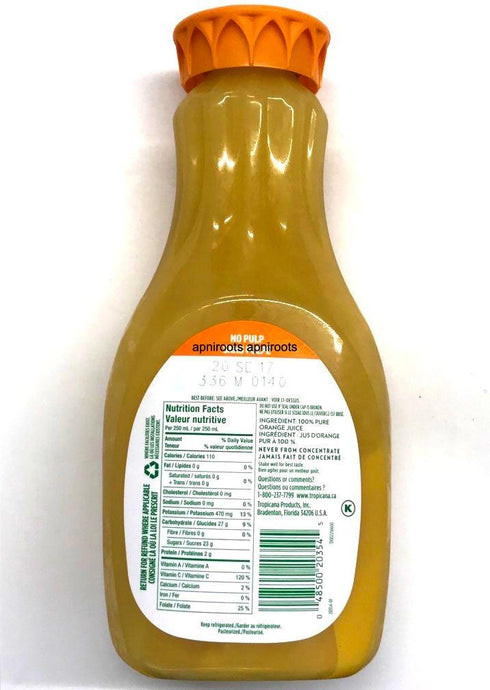 TROPICANA ORANGE-1.54L - apniroots Grocery