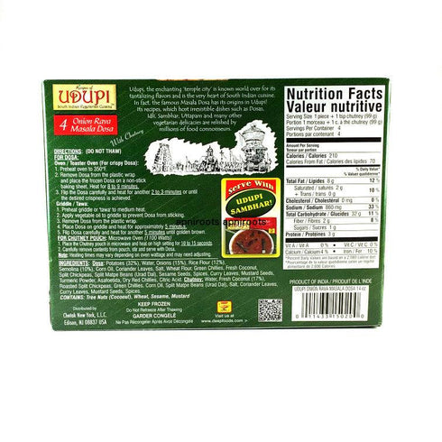 Udupi - 4 Onion Rava Masala Dosa - 397gm - apniroots Grocery