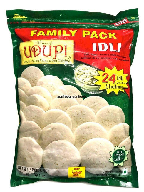 UDUPI IDLI FAMILY PACK-24PCS - apniroots Grocery