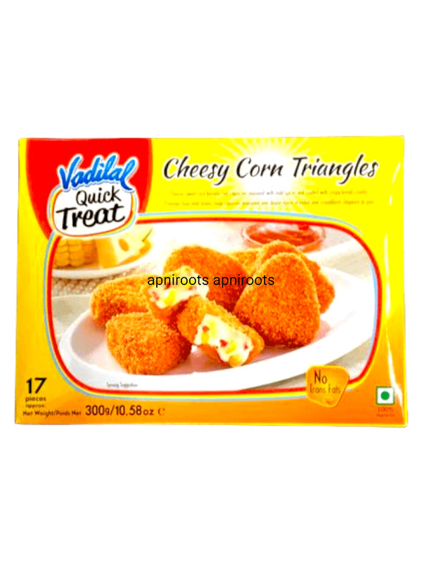 VADILAL CHEESY CORN TRIANGLES - apniroots Grocery