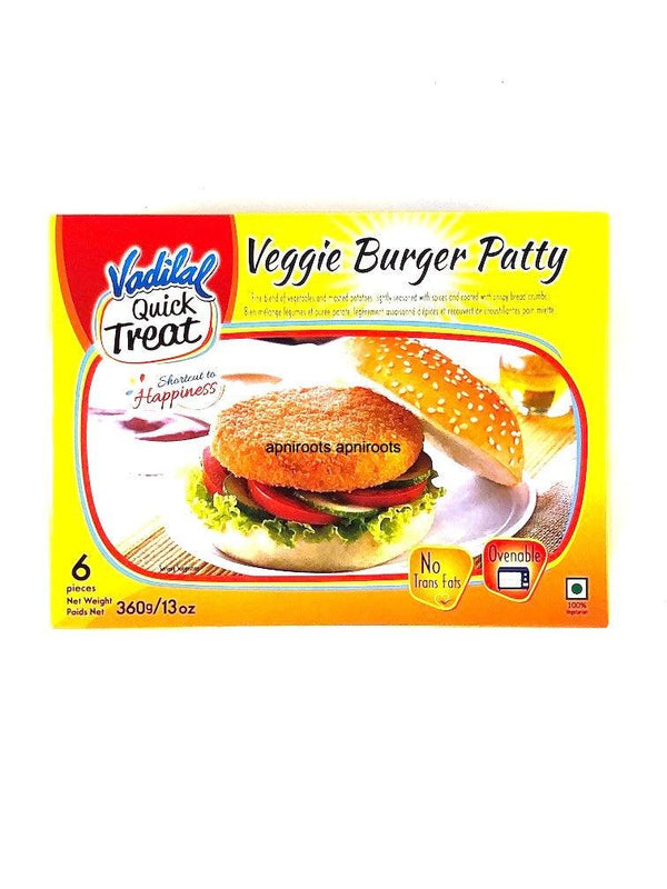 VADILAL_VEGGIE BURGER-360GM - apniroots Grocery