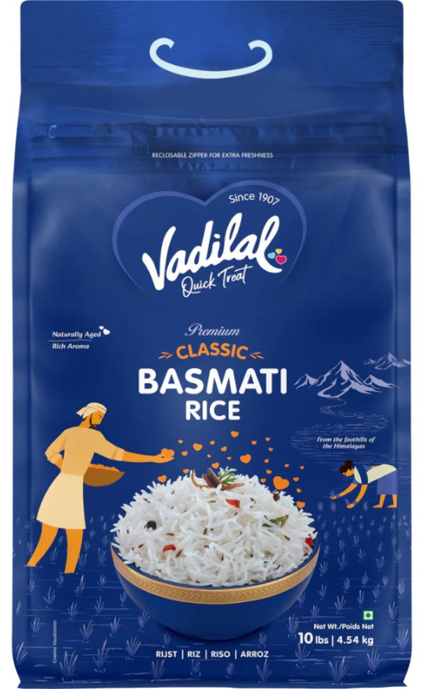 VADILAL - BASMATI RICE - 10LB- code888