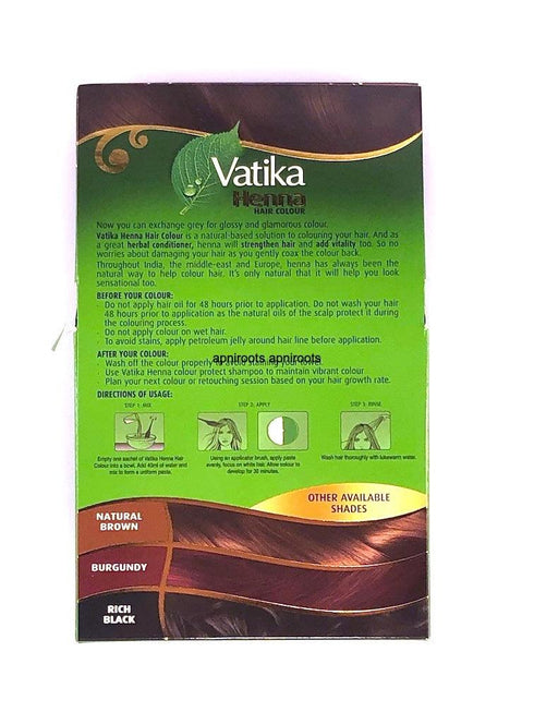 VATIKA CLR DARK BROWN60G - apniroots Grocery