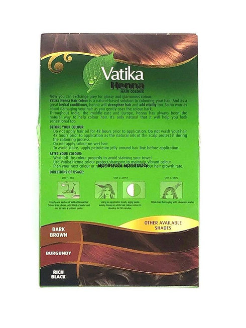 VATIKA HAIRCOLOURNBROWN60G - apniroots Grocery