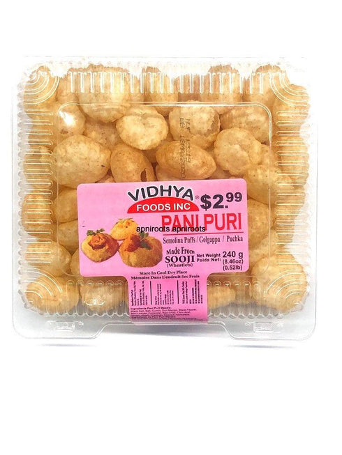 VIDHYA PANI PURI240GM - apniroots Grocery
