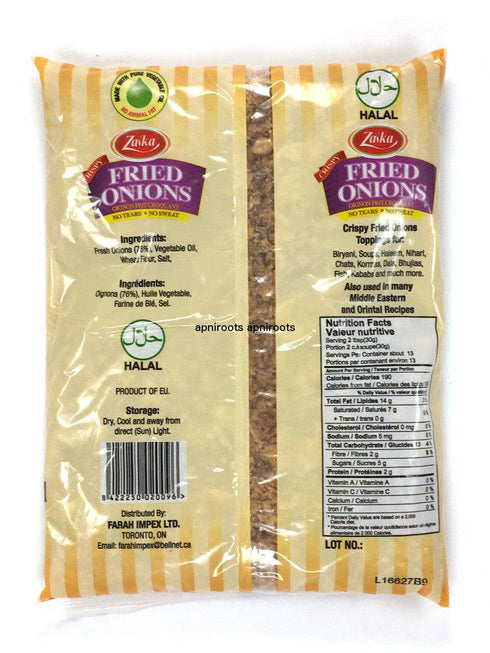 Zaika - Fried Onions - 400gm - apniroots Grocery