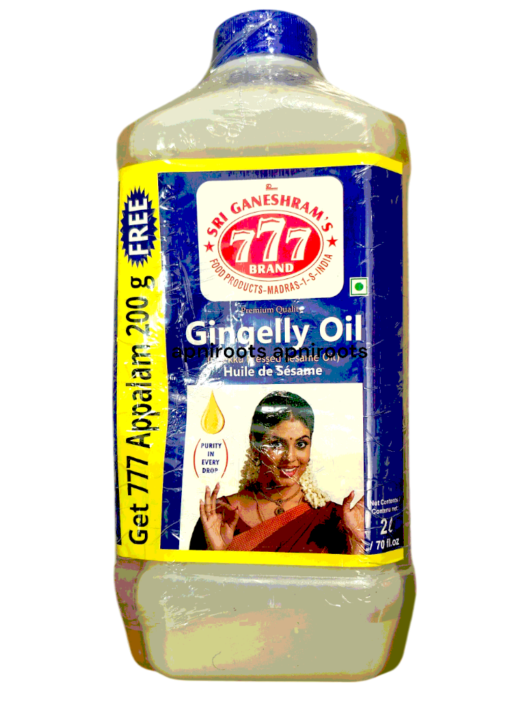 777 GINGELLY OIL(SESAME)2LT- code888 by at apniroots Indian Grocery ...