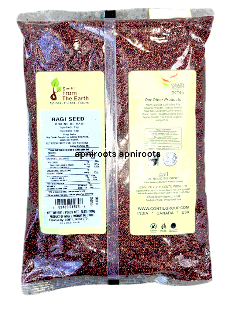 RAGI - SEEDS - 2LB by at apniroots Indian Grocery Store Online – Bombay ...