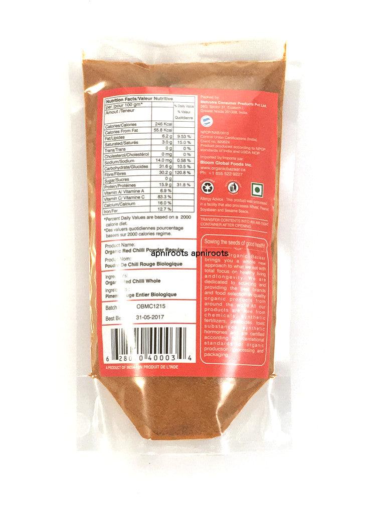 BLOOM ORGANIC BAZAAR - RED CHILLI POWDER REG - 200GM by at apniroots ...