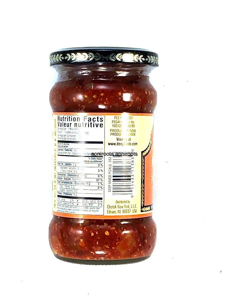 DEEP MIXED PICKLE 283 G by at apniroots Indian Grocery Store Online ...