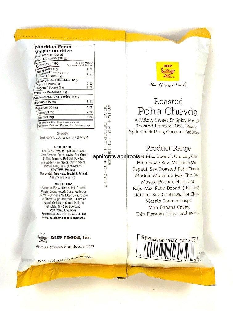 DEEP - ROASTED POHA CHEVDA - 340GM by at apniroots Indian Grocery Store ...